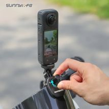 Motorcycle Windshield Mounting Clamp Aluminum Mount For GoPro Hero 12 11 10 9 Insta360 X3 DJI Action 3 Action Camera Accessories
