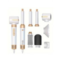 7-in-1 Multi-Function Hair Dryer Brushless High-Speed Hair Dryer with Diffuser Heat Styling Comb & Curling Attachment