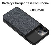 Custodia per caricabatteria per iPhone 11 12 Pro Max 12 Mini custodia di ricarica per iPhone X XR Xs Max 6800mAh Power Bank portatile esterno
