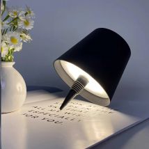 Lampada da tavolo a LED Lampada per bottiglia di vino senza fili Lampada da tavolo ricaricabile USB Touch Control Dimmer per Bar Club Cafe Atmosfera Decor