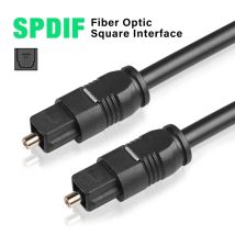 Cavo audio digitale in fibra ottica da 0,5 m 1 m 1,5 m 2 m 3 m SPDIF MD DVD TosLink Cavo placcato oro Collegare al CD DVD