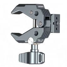 Supporto per morsetto per fotocamera con supporto NATO, clip per artiglio di granchio multifunzionale resistente per fotocamera DSLR/monitor/luce LED/microfono