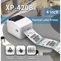 Stampante termica per etichette Xprinter da 4 pollici Stampante termica per etichette di spedizione Stampante per codici a barre per etichette
