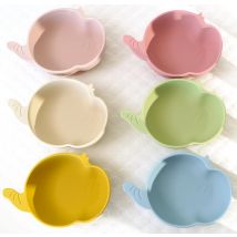 1 Stück weiche Silikon-Baby fütterung schale in Lebensmittel qualität, haltbare Baby-Saug schale, rutsch feste, haltbare Silikons chale, Baby artikel