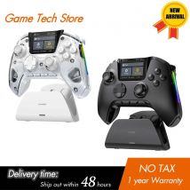 Mamba-controlador de juegos inalámbrico para iOS/Android/Switch/PC, controlador de juegos inalámbrico con pantalla interactiva, Efecto Hall, 1800mAh con base de carga, One V2