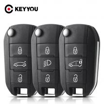 Keyyou 2pcs für peugeot 208 2008 301 308 508 5008 rcz experte für citroen C4-Cactus c3 ersetzen flip autos chl üssel etui