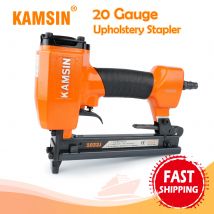 KAMSIN 1022J 20 Gauge 11.2MM Corona Pneumatica Cucitrice Tappezzeria Graffetta Pistola Strumenti per Lavorazione del Legno Mobili Armadi