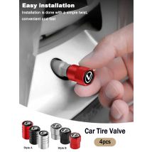 4Pcs Car Styling Metal Wheel Tire Valve Caps Dust Accessories For Lexus F SPORT LBX NX RX 350h 450h Plug-in Hybrid ES UX 300e GX