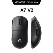 MCHOSE A7 V2 Ultra Plus Lightweight Wireless Gaming Mouse Dual 8,000Hz Polling Rate PAW3950 TI Gaming Esports Office Mouse