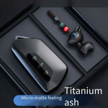 Titanium Gray for VW Volkswagen Golf 8 MK8 Skoda Octavia A8 2021 SEAT Leon MK4 Remote Smart Auto Car Key Case Cover Accessories