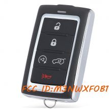 KEYECU M3NWXF0B1 M3NWXFOB1 für Jeep Grand Wagoneer Cherokee L 2021 2022 2023 2024 Fernbedienung Schlüsselanhänger 68377534AB