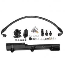  High Quality Aluminum Fuel Pressure Regulator Gauge Fuel Rail Kit For Acura/Honda Integra Civic B16 B18 B20 Si LS GSR B-Series