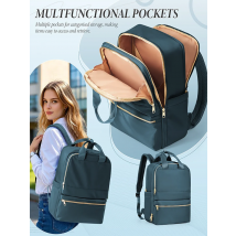 Damen-Rucksack, multifunktionaler Luftfahrt-Reiserucksack für Männer und Frauen, Handgepäck, Freizeit-Laptop-Rucksack, 40 x 31 x 14 Schultasche