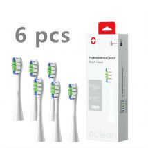 6 szt. Oryginalne wymienne główki szczoteczki do zębów Oclean Flow/X PRO Elite/X PRO /F1/Z1/One/ Air2 Sonic Electric Toothbrush Nozzles