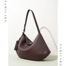 2025, neue, geräumige Einkaufstasche aus genarbtem Leder, modische Unterarm-Einzelschulter-Umhängetasche für Damen, schicke Shopping-Hobo-Handtasche