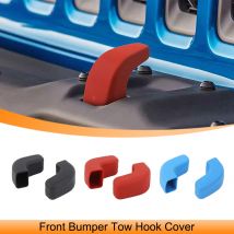 Car Front Bumper Tow Trailer Towing Bars Hook Protective Cover for Jeep Wrangler JK JL Gladiator JT 2007 Up Exterior Accessories