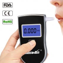 GREENWON Tragbarer Digitaler LCD Atemalkoholtester Alkoholanalyse-Gerät Detektor AT-818