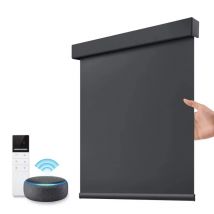 Sistema Intelligente per la Famiglia, Nuovo Stile di Tende a Rullo Motorizzate con Telecomando Zigbee Tuya, Tessuto Oscurante Impermeabile per Finestre