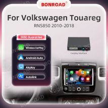 Wireless CarPlay Android Auto Interface Decoder Box For Volkswagen Touareg RNS850 2010-2018 GPS Bluetooth Mirror Link
