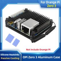 Orange Pi Zero 3 Aluminiumgehäuse Metall Passives Kühlgehäuse Silikon-Kühlkörper für OPI Zero 3 1 2 4 GB Board