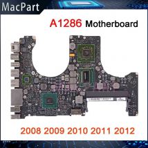 Placa base Original A1286 820-2850-A/B 820-2915-A/B 820-3330-B para MacBook Pro 15 "i5 i7, placa lógica 2008 2009 2010 2011 2012