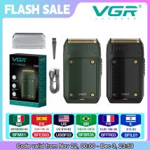 VGR V-353 golarka profesjonalna maszynka do golenia elektryczna maszynka do golenia przenośny trymer do brody akumulatorowa maszynka do golenia Mini golarka dla mężczyzn