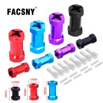 4Pcs SCX10 Aluminum 12mm Hex Wheel Hub Drive Adapter 15/20/25mm Extension Combiner For 1/10 RC Car Crawler Axial SCX 10 D90