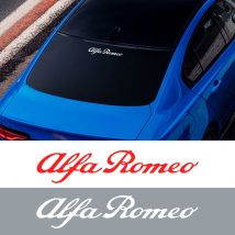 Per Alfa Romeo Sportiva 147 Mito GT Brera 2PCS Rosso/Argento Plastica Car Body Dekoration Adesivi Distintivi Styling Accessori Auto