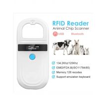 5YOA Handheld Animal RFID Reader 134.2Khz Pet Cat Dog Micro Chip Scanner FDX-B USB Bluetooth Glass Tag Reader