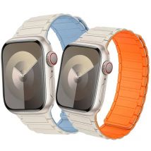Neue Magnetschlaufe für Apple Watch-Armbänder 46/42/49/45/41/38 mm Silikonarmband iWatch Serie 10 9 8 7 6 5 4 3 Ultra 2 Armband