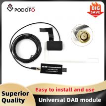 Podofo DAB+/DAB Antenna DAB Module for Europe for Android Car Radio Universal 170-240MHz with DAB ETSI 300 401 TS102 563
