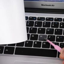 (Iso EU) Mbp bianco trasparente satinato adatto per tastiera portatile modello Apple Mac Book Pro da 14 pollici 16