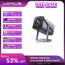 IWIMIUS 4K Projector Netflix Officially 800ANSI Native 1080P Auto Focus & Keystone 30000 lumens BT5.2 WIFI6 Portable 360° Rotate