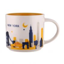 Ins City Cup USA City Bone china Mug Collezione globale Ceramica Giappone Inghilterra Londra Parigi Hawaii Chicago New York City Mug 400ML