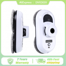 DIVEDEER Robot per la pulizia delle finestre aspirapolvere intelligente domestico telecomando anticaduta lavavetri elettrico detergente per vetri