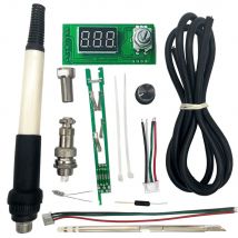 Nuova unità elettrica Stazione di saldatore digitale Kit regolatore di temperatura per maniglia HAKKO T12 Kit fai da te Interruttore di vibrazione a LED