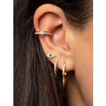 925 Sterling Silver Ear Needle Ladies High Zircon Blue Eye Stud Earrings Minimalist Fashion Luxury For Women Birthday Jewelry