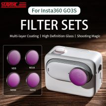 Startrc ND Set filtro 4 in 1 per Insta360 GO3S accessori obiettivo della fotocamera CPL ND8/16/32 /64 Kit filtri protezione dell'obiettivo MCUV