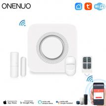 ONENUO Tuya WiFi Alarm System Smart Home Sicherheit Schutz Alarm Kit Drahtlose Zubehör Alexa Voice Control Smart Leben APP