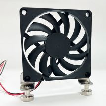 Universal magnetic suction chassis heat sink fan, vertical magnetic suction screw fan fixing screw vertical installation