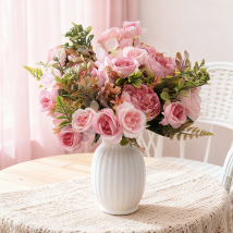 Künstliche Pfingstrosen aus Seide, Hochzeiten, Valentinstag, Eid al Fitr, Muttertag, Heimdekoration, Gartenzubehör im Freien
