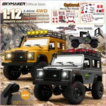 Nuevo MN99s v2 MN98 1:12 MN modelo RTR versión RC coche 2,4G 4WD RC Rock Crawler Defender coche de Control remoto 1/12 RC camión coches Juguetes