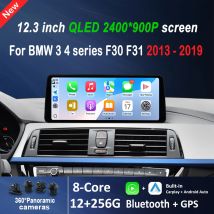 Für BMW 3er 4er Serie F30 F31 F32 F33 F34 F36 2013 2014 - 2019 Android 14 Auto-Multimedia-Videoplayer DSP Stereo Kabelloses Carplay