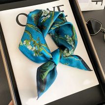 100% seide Schal Frauen elegante Luxus Hohe Qualität Stirnband Platz Foulard Weibliche Halstuch Schal Wraps Hijab Bandana Schals