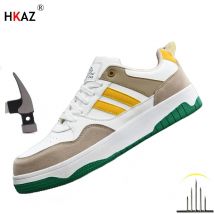 Qualitäts arbeits sicherheits schuhe für Männer unzerstörbare Schuhe Anti-Smash Anti-Pannen-Arbeits schuhe Männer Stahl Zehen schuhe Schutz