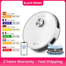 Lefant M1 LDS Robot Vacuum Cleaner with Multi Plane Mapping, 4000Pa Suction,Schedule, App/Alexa Control, for Pet Hair