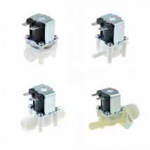 Elektrisches Kunststoff-Magnetventil, 12 V, 24 V, 110 V, 220 V, normalerweise geschlossen, 1/4 3/8 1/2 12 mm Rohr, männlich, weiblich, Wasser-Lufteinlass-Durchflussventil