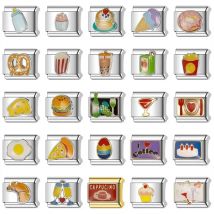 Grenzüberschreitendes, heiß verkauftes neues italienisches Modularmband aus Titanstahl mit kostenloser Passform und Spleißen von DIY9MM Unisex-Armband