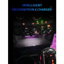 15W Car Wireless Charger Center Console Fast Phone Charging Panel for BMW MINI F55/F56/F57 2014-2023