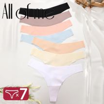 7 TEILE/SATZ Sexy G-String Unterwäsche Weibliche T-zurück Dessous Dessous Nahtlose Niedrigen Taille Unterhose 10 Farbe Dame Bikini Panty XS-XL